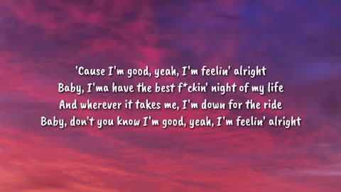 David Guetta & Bebe Rexha - Blue i'm good i'm feeling alright