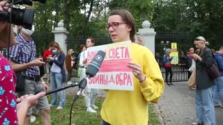 Alexiévich niega que oposición quiera tomar el poder y pide mediación rusa