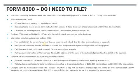 How to Fill in IRS Form 8300 For Cash Payments in a Business