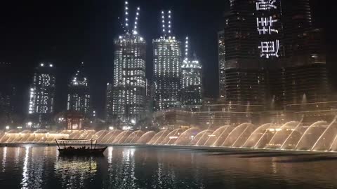 Dubai Dancing Fountain at Dubai Mall, Dubai, UAE