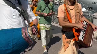 Harinam Sankirtan in Nice, France June 2024