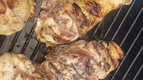 Grilling chicken