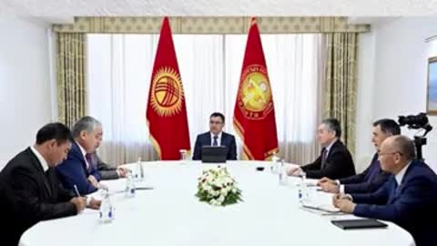 Zaparov collectively meets with the five Central Asian foreign ministers