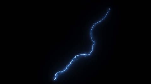 Animated Lightning Strikes | HD Relaxing Screensaver Black Screen