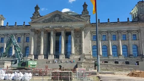 Bauarbeiten am Reichstag begonnen