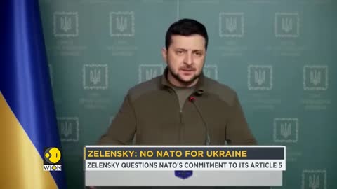 Russia-Ukraine War Update_ Zelensky says, 'Ukraine must accept it won't join NAT