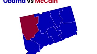 Conneticut's 20-Year County Level Presidential Election Shifts: Unpacking Trump's Impact in 20 Seconds