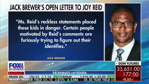 Jack Brewer torches Joy Reid over reckless statement placing kids in danger