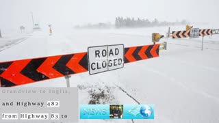 Snowstorms shut down some western Manitoba highways