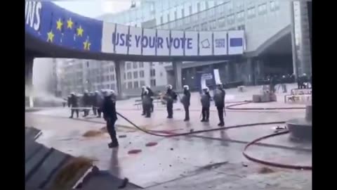 Breaking News: Globalists have come under attack at their Headquarters in the EU Parliament.