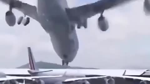 When Plane is come in swage
