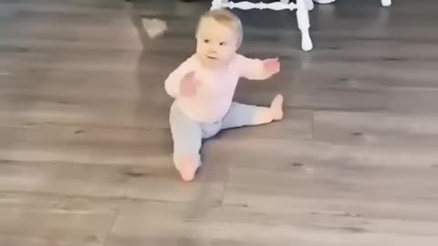 Newborn baby dance