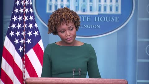 Pentagon press secretary John Kirby joins White House press secretary Karine Jean-Pierre at briefing