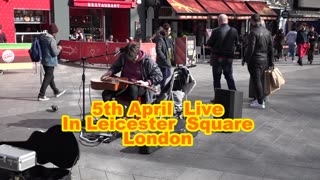 Arron Smith Music Busking in London 5th April 2018 London