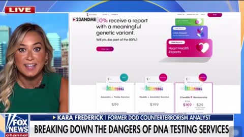 Lawmaker warned DNA services can be used for bio terrorism.