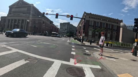 City Bike Riding in Very Busy Area of Boston, Massachusetts: Safety, Tips, Tactics