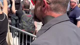 Trump Supporter Confronts J6 Celebrity Cop Michael Fanone