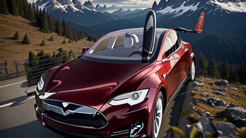 ✅Аll-electric Tesla Flying Car. 3D animation. Futuristic Video. #Car #Tesla #Flying #Аll-electric