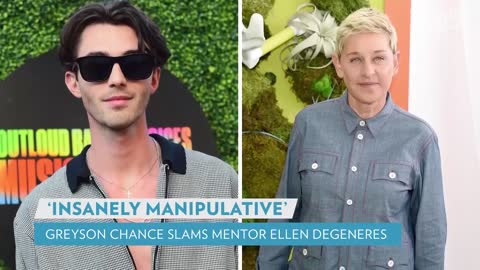 Greyson Chance Claims Ellen DeGeneres Was Insanely Manipulative and Opportunistic PEOPLE