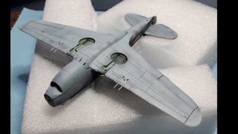 Airfix 1-72 curtiss tomahawk build