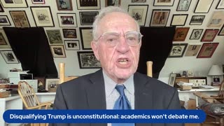 Disqualifying Trump is unconstitutional: academics won't debate me