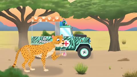 Safari Animal Cartoons for Children