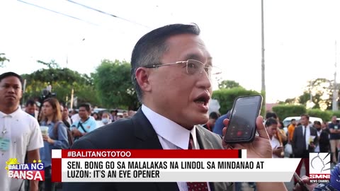 Sen. Bong Go sa malalakas na lindol sa Mindanao at Luzon: It's an eye opener