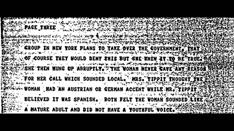 Elizabeth Bentley & The Anonymous Call To The Connecticut Tippits