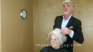 MAKEOVER: Sexy Silver Hair, by Christopher Hopkins,The Makeover Guy®