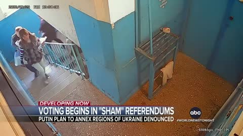 Referendums begin in Russian controlled Ukraine lands l WNT