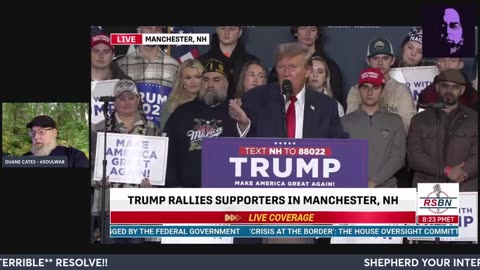THUNDERDOME SPECIAL!! PRESIDENT TRUMP HOLD RALLY IN MANCHESTER NH!