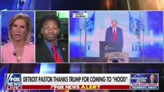 Detroit Pastor thanks Trump for coming to the hood