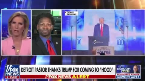 Detroit Pastor thanks Trump for coming to the hood