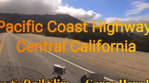 Pacific Coast Highway PCH on a Harley Slim