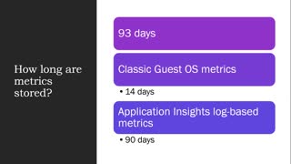 Azure Monitor - Metrics Uses and Configuration