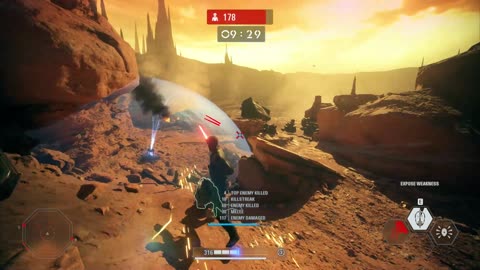 SWBF2 2017: Arcade Onslaught Count Dooku Geonosis Gameplay