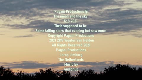 Pagani Productions@The moon and the sky 12 8 2021