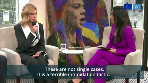 Ukraine's First Lady calls rape a Russian war 'tactic'