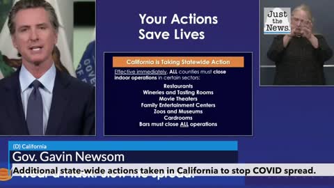 Gov. Newsom on additional state closings to stop the spread of COVID-19