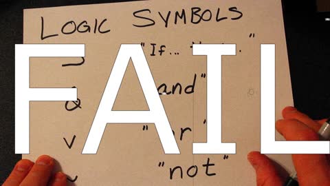 Logic Symbols - & "and", v "or", ⊃ "if, then", ≡ "if and only if", ~ "not"