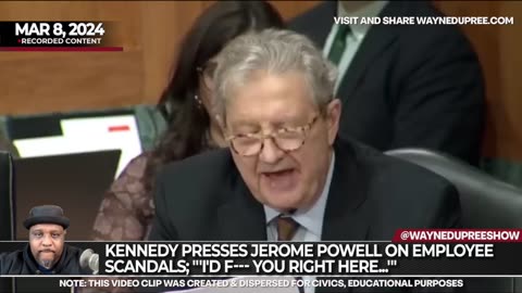 Sen Kennedy Presses Jerome Powell on Employee Scandals