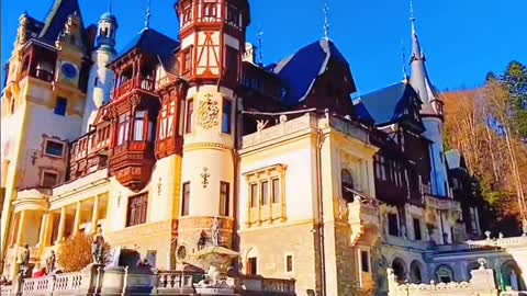 Romanian Summer Palace in winter, Romanian style