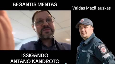 BĖGANTIS MENTAS Vaidas Maziliauskas IŠSIGANDO Antano Kandroto...