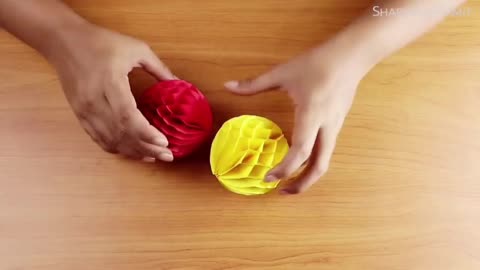 How to Make a Paper Honeycomb Ball