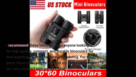 Read Reviews: Binoculars for 10x22 Compact Mini Pocket High Powered Binoculars, Waterproof Smal...