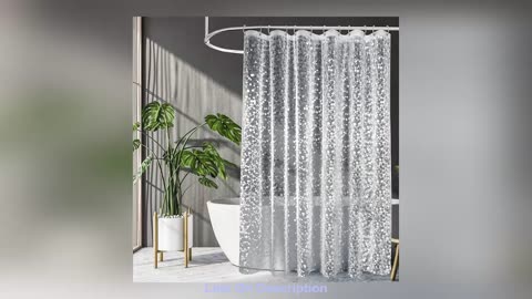 Best 3D Shower Curtain Waterproof Mildew