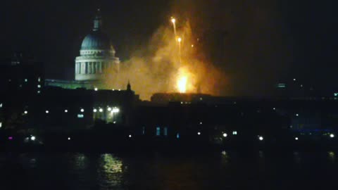 Toddler comments on firework display