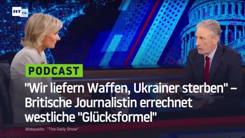 "Wir liefern Waffen, Ukrainer sterben" – Britische Journalistin errechnet westliche "Glücksformel"