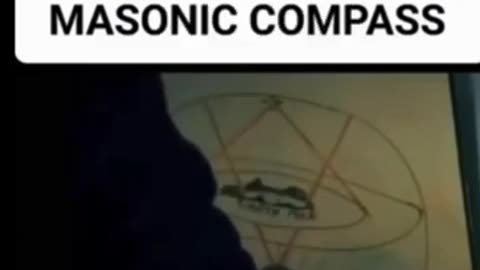 FREEMASON DROPS KNOWLEDGE ON HOLLOW EARTH~ DRAWS HOLLOW EARTH WITH MASONIC COMPASS