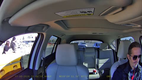 Dashcam Captures Pedestrians Yelling at Each Other